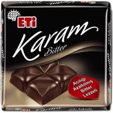 Eti Çikolata Kare 60 gr Karam %45 Bıtter