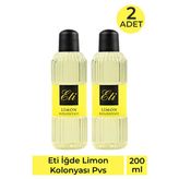 Eti Limon Kolonyası Pvc 200 Ml 2 Adet