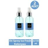 Eti Sprey Ice Fresh Kolonyası 150 Ml 2 Adet
