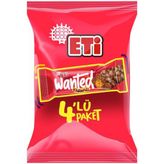 Eti Wanted 4'lü 128 gr Karamelli Çikolata