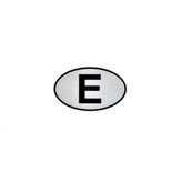 Etiketçilere Özel Reflektif Sticker E Espanya Harfi Sticker