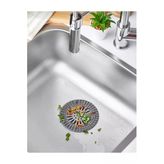 Ett Yuvarlak Süzgeçli Silikon Lavabo Ve Küvet Tıkacı - Gider Süzgeci 13 Cm