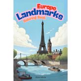 Europe Landmarks Coloring Book