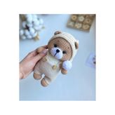 ev atölyem Amigurumi Şapkalı Ayıcık
