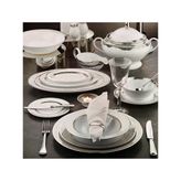 Evaliza Crown Platin 60 Parça Yemek Takımı