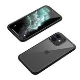 Evastore Apple iPhone 12 Dor Silikon Temperli Cam Kapak Kılıf