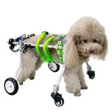 Evcil Hayvan Tekerlekli Sandalyesi, Köpek Tekerlekli Sandalyesi 4 Tekerlekli Köpek Tekerlekli Sandalyesi Tam Destek, Engelli Arka/Ön Bacaklar için Evcil Hayvan Rehabilitasyon Arabası, Küçük/Orta/Büyük