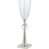 Evdema GÜMÜŞ MEŞALE BÜYÜK ŞAMDAN 18*18*70 CM