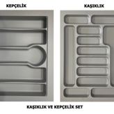 evdeniste LİDER 67*49 Çekmece İçi Kepçelik ve 67*49 Kaşıklık İkili Set