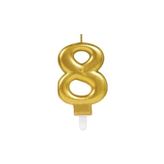 EveFix 8 Rakam Mum Gold Renk