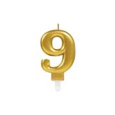 EveFix 9 Rakam Mum Gold Renk