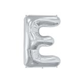 EveFix E Harf Folyo Gümüş Balon Küçük 35 Cm