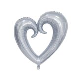 EveFix Gümüş Kalp Balon
