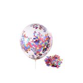 EveFix Kalp Pullu Şeffaf Yuvarlak Balon 24 Inç