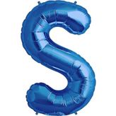 EveFix S Harf Folyo Balon 100 Cm Mavi