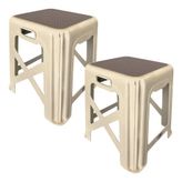 Evelux Modern Orta Boy Plastik Tabure 2 Li