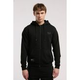 Ever Essentials Regular Siyah Erkek Kapüşonlu Full Zip Sweatshirt - 2XL