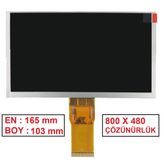 Everest EverPad DC-709 Siyah Dokunmatik Ön Tablet Camı