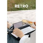 Everest Klavye Daktilo Tipi Pinterest Kb-bt85 Retro Series Bluetooth Daktilo Mac/win /android/ios Kablosuz