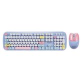 Everest KM-6284 Whisker Mavi Kablosuz Klavye Mouse Seti
