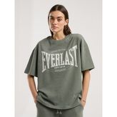 EVERLAST Authentic Boxing Wmn Oversize Haki Kadın Tişört