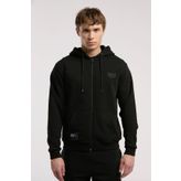 EVERLAST Ever Essentials Regular Siyah Erkek Kapüşonlu Full Zip Sweatshirt