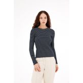 Evermade Çizgili Basic Bluz