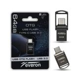 Everon 64Gb Typec Usb Otg 3.0 Metal Flash Bellek