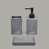 Evidea Bath Gri 3'lü Banyo Aksesuar Seti