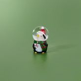 Evidea Deco 4x6 cm Renkli Penguen Figürlü Kar Küresi