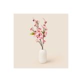 Evidea Deco Bahar Yapay Dal Çiçek - Pembe/Krem - 47 cm