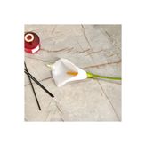 Evidea Deco Beyaz 60 cm Yapay Zambak Çiçeği