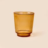 Evidea Deco Çizgili Amber 11 cm Bardak Mumluk