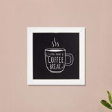 Evidea Deco Coffee Siyah 20x20 cm Duvar Panosu