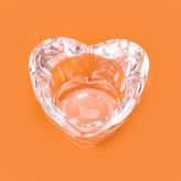 Evidea Deco Heart Şeffaf 6.8x2x8 cm Mumluk