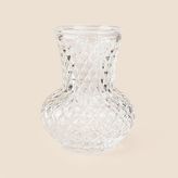 Evidea Deco Kafes Mini Vazo - Şeffaf - 11,5x11,5x14 cm