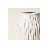 Evidea Deco Lisa Stoneware Vazo - Krem - 24x11 cm