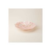 Evidea Deco Mercan Dekoratif Tabak - Beyaz / Pembe - 40 cm