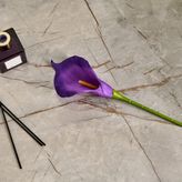 Evidea Deco Mor 60 cm Yapay Zambak Çiçeği