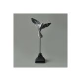 Evidea Deco Uccello Siyah Gümüş 32 cm Dekor