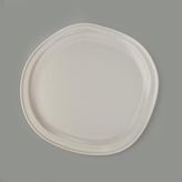 Evidea Kitchen Bloom Gri 29 cm Servis Tabağı