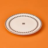 Evidea Kitchen Ethnic Siyah Beyaz 19 cm Pasta Tabağı
