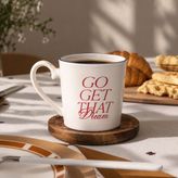 Evidea Kitchen Go Get That Dream Kupa - Renkli - 290 ml - Montajsız