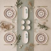Evidea Kitchen Petal 10 Parça Kahvaltı Takımı - Renkli - Montajsız