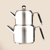 Evidea Kitchen Vetra Çaydanlık - Gri - 2,45 Lt + 1,35 Lt - Montajsız