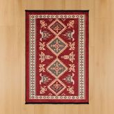 Evidea Soft 160x230 cm Kırmızı Uşak Eşme Desenli Halı