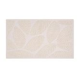 Evidea Soft 60x100 cm + 50x60 cm Kare Ekru 2'li Banyo Paspası