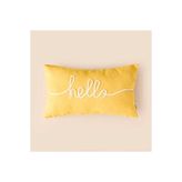 Evidea Soft Hello Kırlent - Hardal - 30x50 cm