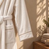 Evidea Soft Luma Bambu Unisex Bornoz - Beyaz - S/m Beden - S - M