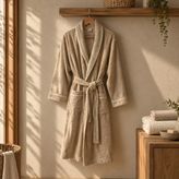 Evidea Soft Luma Bambu Unisex Bornoz - Kahverengi - S/m Beden - S - M